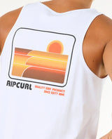 The Rip Curl Mens Surf Revival Peaking Vest in White
