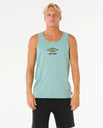 The Rip Curl Mens Raw Energy Sloth Vest in Blue Lagoon
