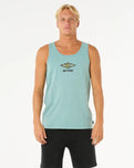 The Rip Curl Mens Raw Energy Sloth Vest in Blue Lagoon