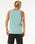 The Rip Curl Mens Raw Energy Sloth Vest in Blue Lagoon