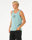 The Rip Curl Mens Raw Energy Sloth Vest in Blue Lagoon