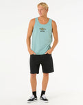 The Rip Curl Mens Raw Energy Sloth Vest in Blue Lagoon