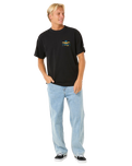 The Rip Curl Mens Pro 25 Event T-Shirt in Black
