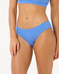 The Rip Curl Womens Premium Surf Full Coverage Bikini Bottoms in Ocean