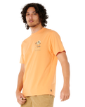 Cody Welsh Palms T-Shirt in Mandarin Zest