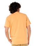 Cody Welsh Palms T-Shirt in Mandarin Zest