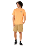 Cody Welsh Palms T-Shirt in Mandarin Zest