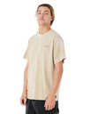 Medina Distressed T-Shirt in Khaki Sand