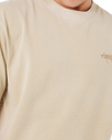 Medina Distressed T-Shirt in Khaki Sand