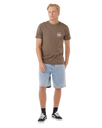 The Rip Curl Mens Staple T-Shirt in Rock
