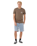 The Rip Curl Mens Staple T-Shirt in Rock