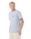 Artist Of The Search Ty Williams Coastline T-Shirt in Spray Blue