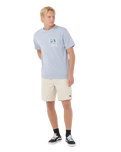 Artist Of The Search Ty Williams Coastline T-Shirt in Spray Blue
