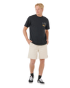 The Rip Curl Mens Artist Of The Search Ty Williams Coastline T-Shirt in Black