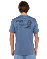 The Rip Curl Mens Sportline F&B T-Shirt in Bluefin