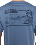 The Rip Curl Mens Sportline F&B T-Shirt in Bluefin