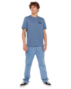 The Rip Curl Mens Sportline F&B T-Shirt in Bluefin