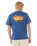 Surf Revival Lined Up T-Shirt in Light Navy