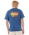 Surf Revival Lined Up T-Shirt in Light Navy