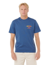 The Rip Curl Mens Surf Revival Decal T-Shirt in Light Navy