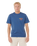 The Rip Curl Mens Surf Revival Decal T-Shirt in Light Navy