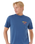 The Rip Curl Mens Surf Revival Decal T-Shirt in Light Navy