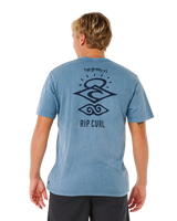 Search Icon T-Shirt in Bluefin