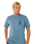 Search Icon T-Shirt in Bluefin