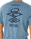 Search Icon T-Shirt in Bluefin