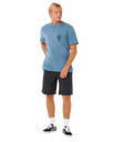 Search Icon T-Shirt in Bluefin