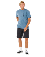 Search Icon T-Shirt in Bluefin