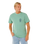 The Rip Curl Mens Search Icon T-Shirt in Aloe