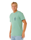 The Rip Curl Mens Search Icon T-Shirt in Aloe