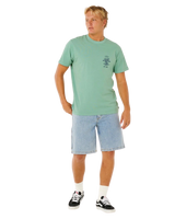 The Rip Curl Mens Search Icon T-Shirt in Aloe