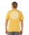 Pacific Rinse Circle T-Shirt in Ochre