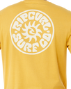 Pacific Rinse Circle T-Shirt in Ochre