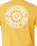 Pacific Rinse Circle T-Shirt in Ochre