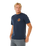 Pacific Rinse Circle T-Shirt in Dark Navy