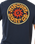 Pacific Rinse Circle T-Shirt in Dark Navy