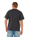 The Rip Curl Mens Inner Vision Spray T-Shirt in Washed Black