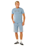 Yo Mumma T-Shirt in Faded Denim