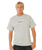 The Rip Curl Mens Inner Visions Blast Over T-Shirt in Grey Marle
