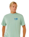 The Rip Curl Mens Pacific Rinse Glass Off T-Shirt in Aloe