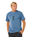 The Rip Curl Mens Search Sundial T-Shirt in Bluefin