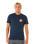 Pacific Rinse Stacked T-Shirt in Dark Navy