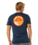 Pacific Rinse Stacked T-Shirt in Dark Navy