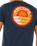 Pacific Rinse Stacked T-Shirt in Dark Navy