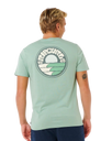 The Rip Curl Mens Pacific Rinse Stacked T-Shirt in Aloe