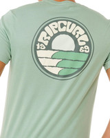 The Rip Curl Mens Pacific Rinse Stacked T-Shirt in Aloe