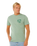 The Rip Curl Mens Keep On Trucking T-Shirt in Aloe